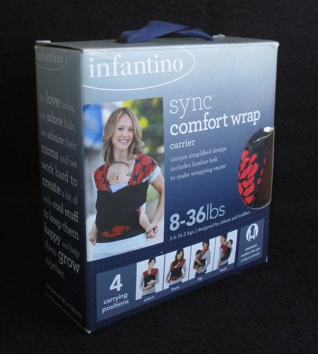 Marsupial Porta-Bebés Infantino Sync Comfort Wrap Carrier Novo