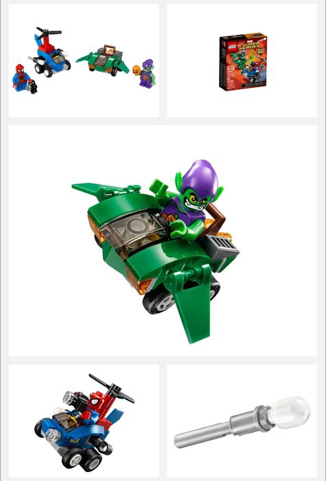 Конструктор LEGO Super Heroes Человек-Паук против Зеленого Гоблина