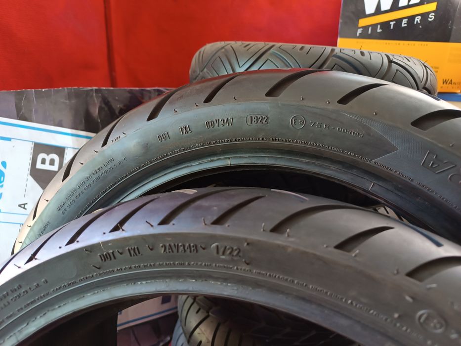 Мото шина 130/60В19+180/55R18 Metzeler з Німеччини 2022рік