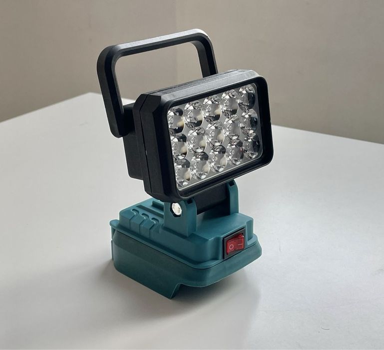 Ліхтар Прожектор LED 15-21V для Акумулятора Makita/DeWalt/Milwaukee