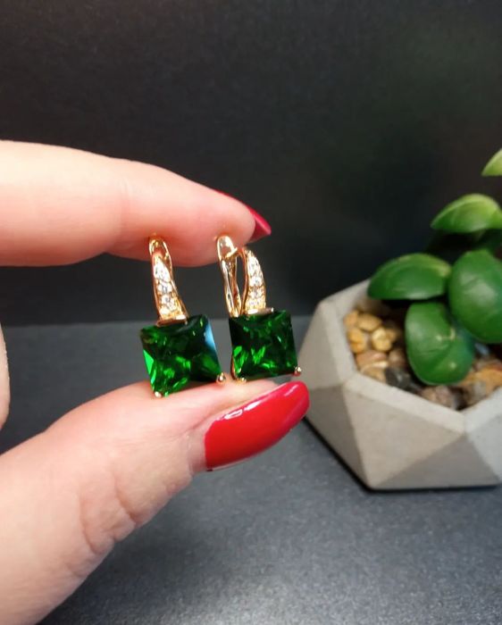 Сережки мед сплав