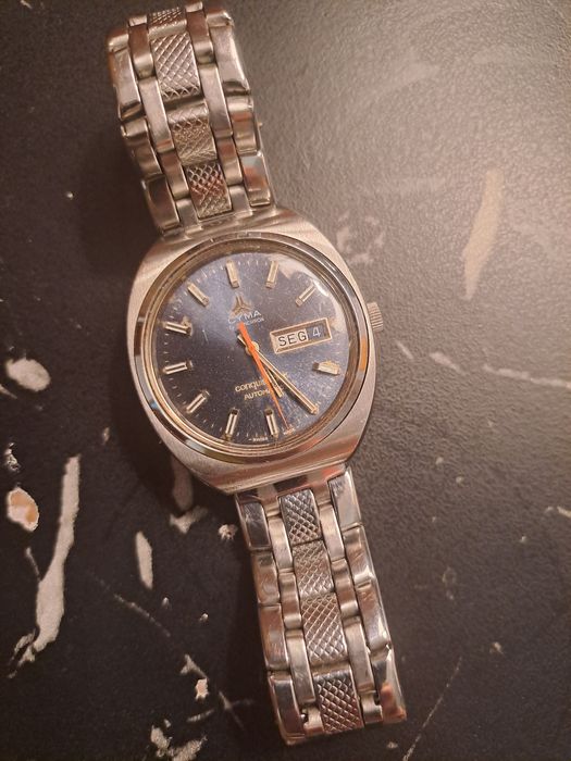 Relógio antigo CYMA  Conquistador Automatic - Bastante Estimado!