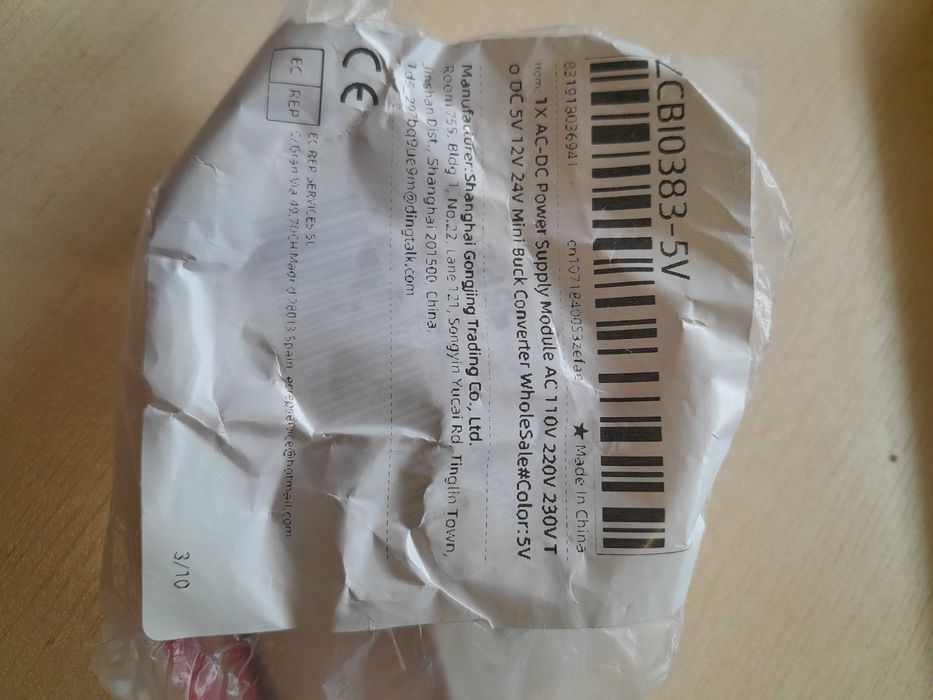 Mini Transformador de Corrente 5V