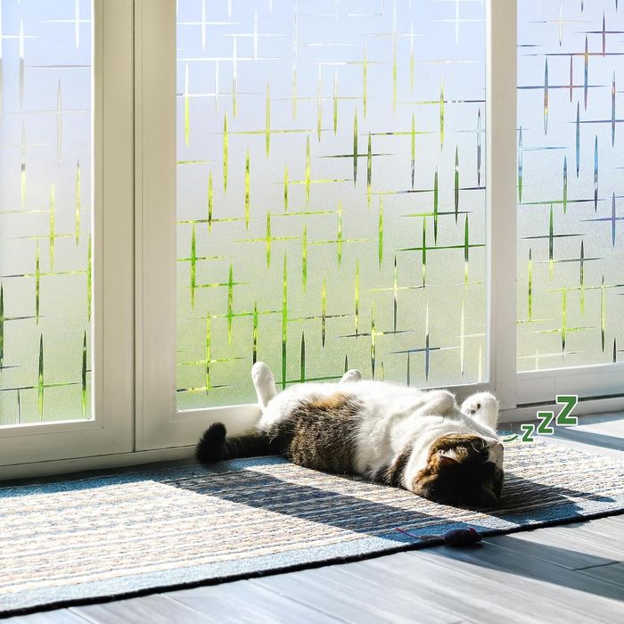 Folia Okienna Mrożona Samoprzylepna 44,5x400cm Prywatność Łazienka