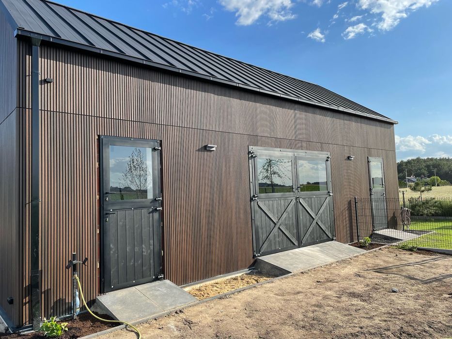 Drzwi angielskie do stajni modułowej do garażu dla konia dwa skrzydła