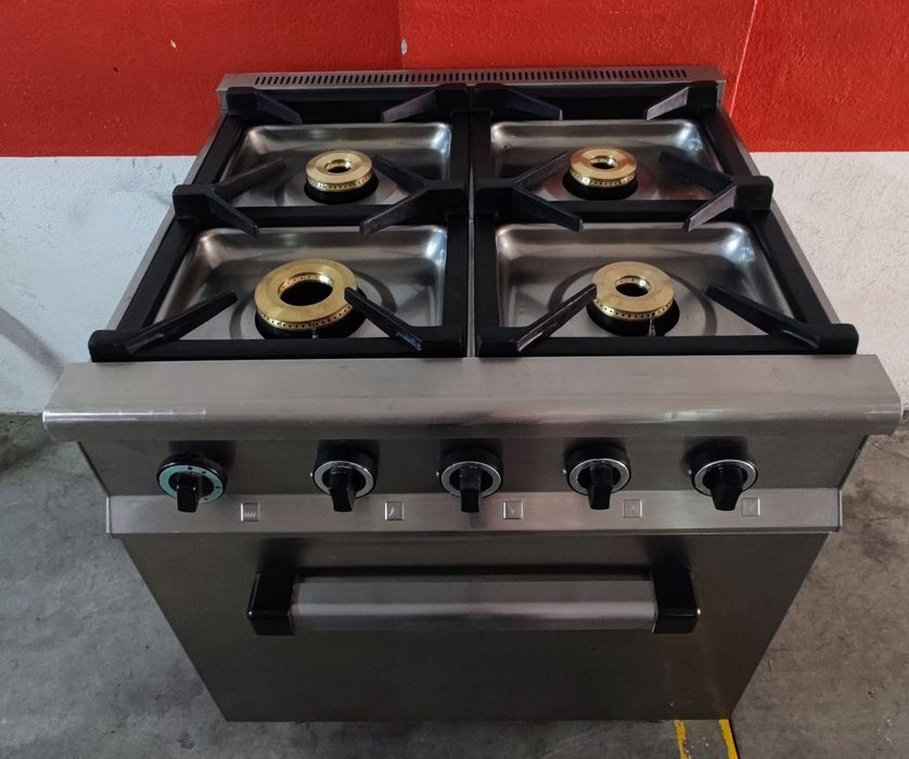 Fogão Industrial Junex 4 Queimadores + Forno | Linha 800