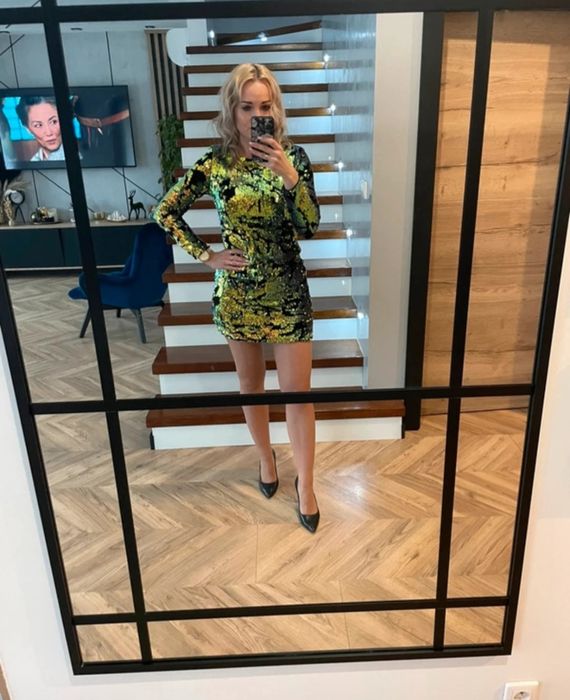 Efekt wow! Sukienka w cekiny!