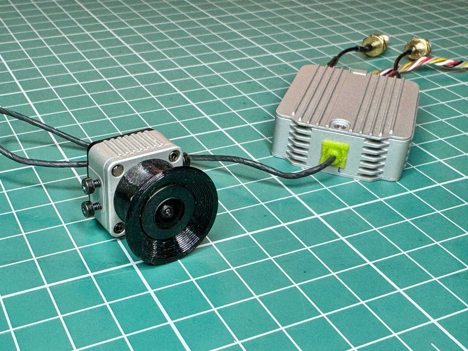 DJI FPV Air Unit | kamera - długi kabel 16cm | MMCX-SMA-RP | komplet