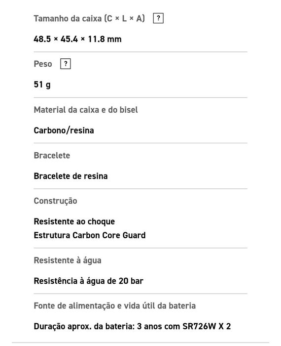 Relógio Casio Série GA-2100