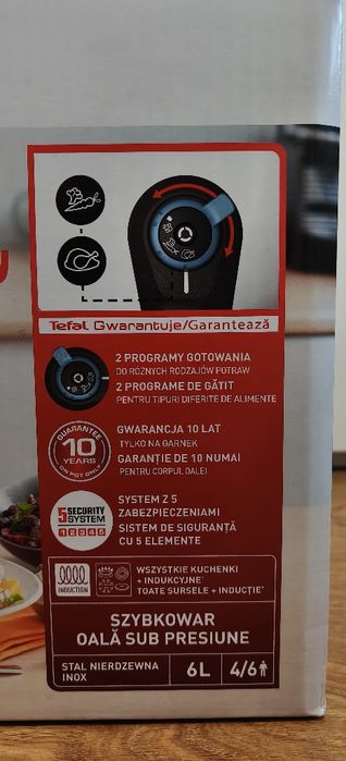Szybkowar Tefal 6L