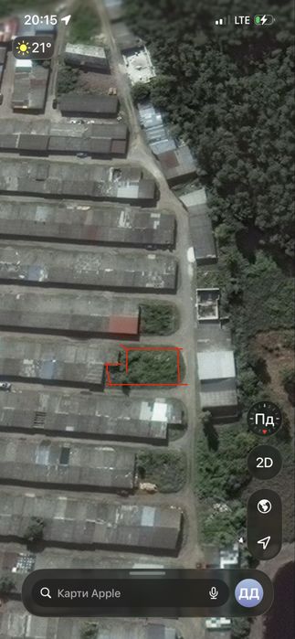 Продам  місце під гаражі  13*20