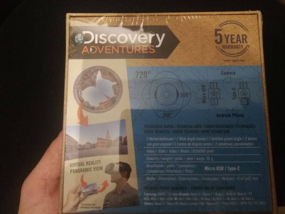 Kamera Discovery Adventures HD 720° Action Nowa