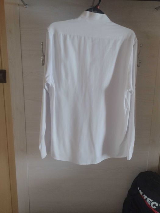 Koszula męska młodzieżowa 2xl biała SLIm Fit ESPADA