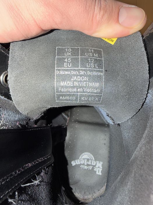 Dr. Martens Jadon Patent Lamper Black/ Мартенси/ Мартінси 45-45.5
