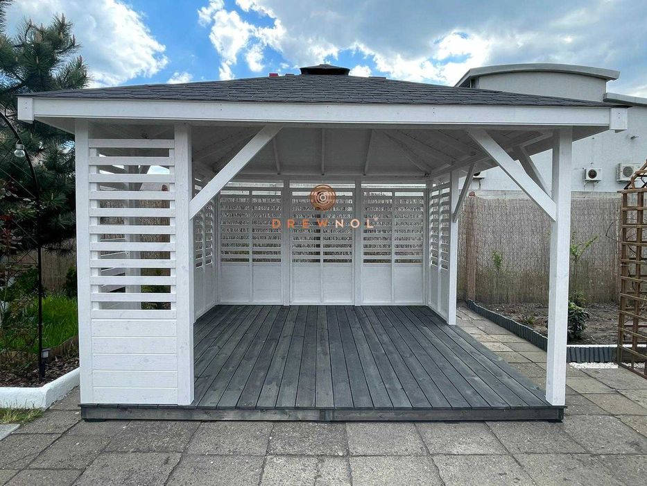 Altanki, altanka, altana ogrodowa, wiata drewniana, producent Drewnol