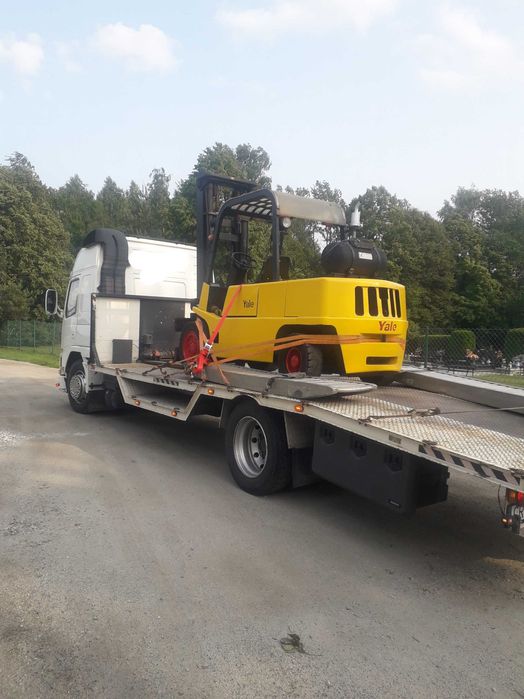 Pomoc drogowa transport maszyn budowlanych i rolniczych