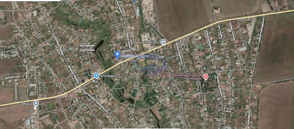 Фасадна ділянка 54 сотих в Великому Дальнику