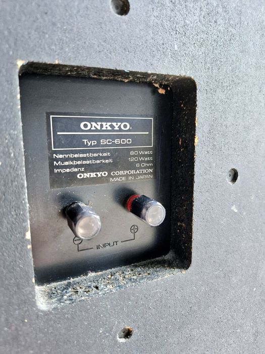 Kolumny Onkyo SC-600, 1981rok, 80/1200W STANDY