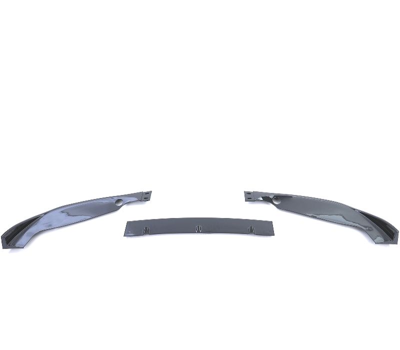 SPOILER LIP FRONTAL BMW E46 COUPE CABRIO 99-06 LOOK M PRETO BRILHANTE