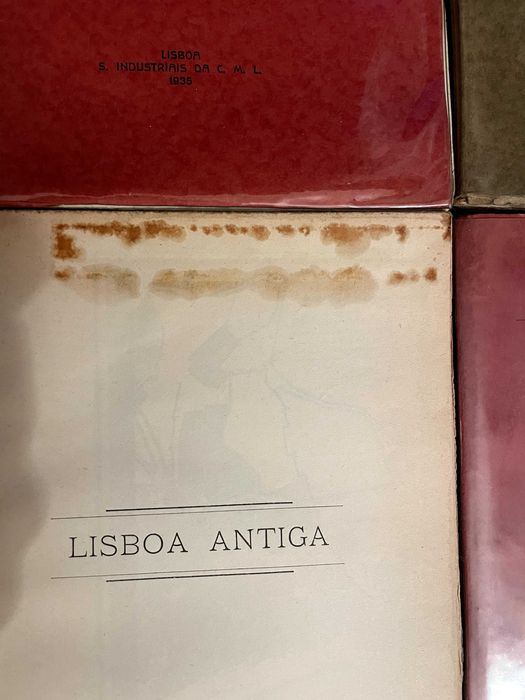 Lisboa Antiga 13 vol, Júlio de Castilho, R. de Lisboa, Gomes de Brito