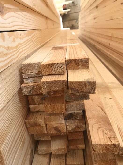 Строганная сухая рейка строганный сухой брус 20х40 30х40 40х50 50х50