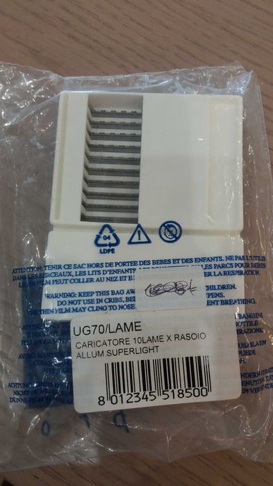 lâminas recargas