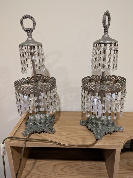 Par de candeeiros de mesa de cabeceira