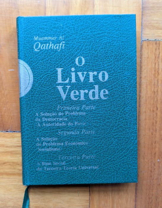 O Livro Verde de Muammar Al Qathafi (Gaddafi) - Capa Dura