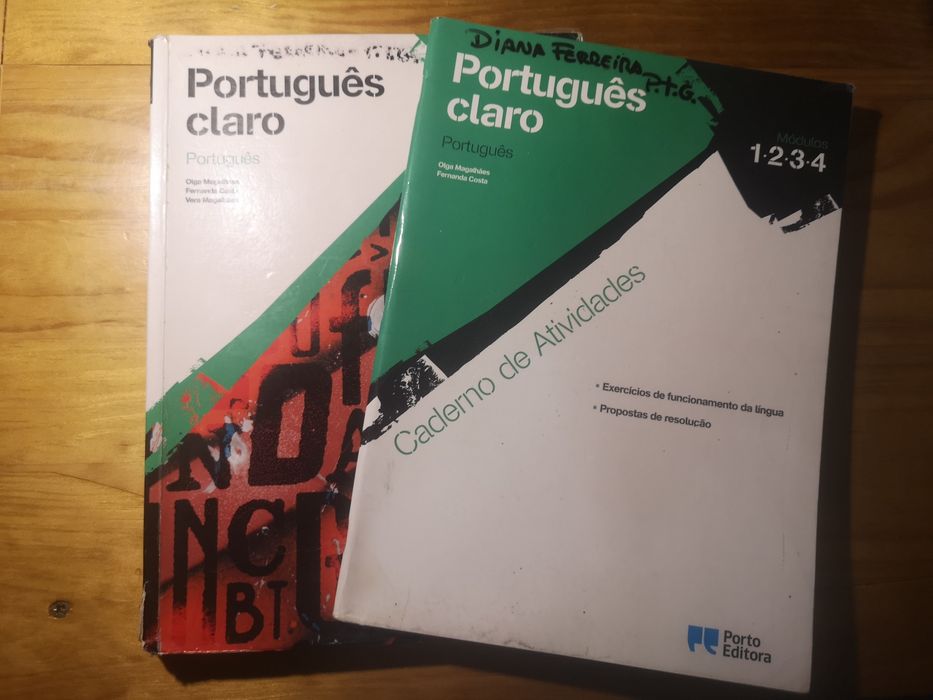 Livros +  Caderno de Exercícios de PorguePortuguês Claro
