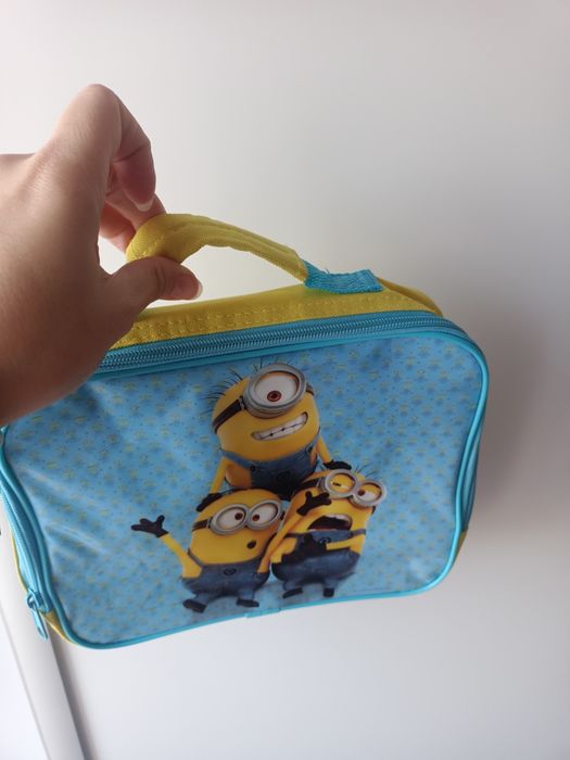 Torba śniadaniowa termiczna Minionki, 20 x 25 cm