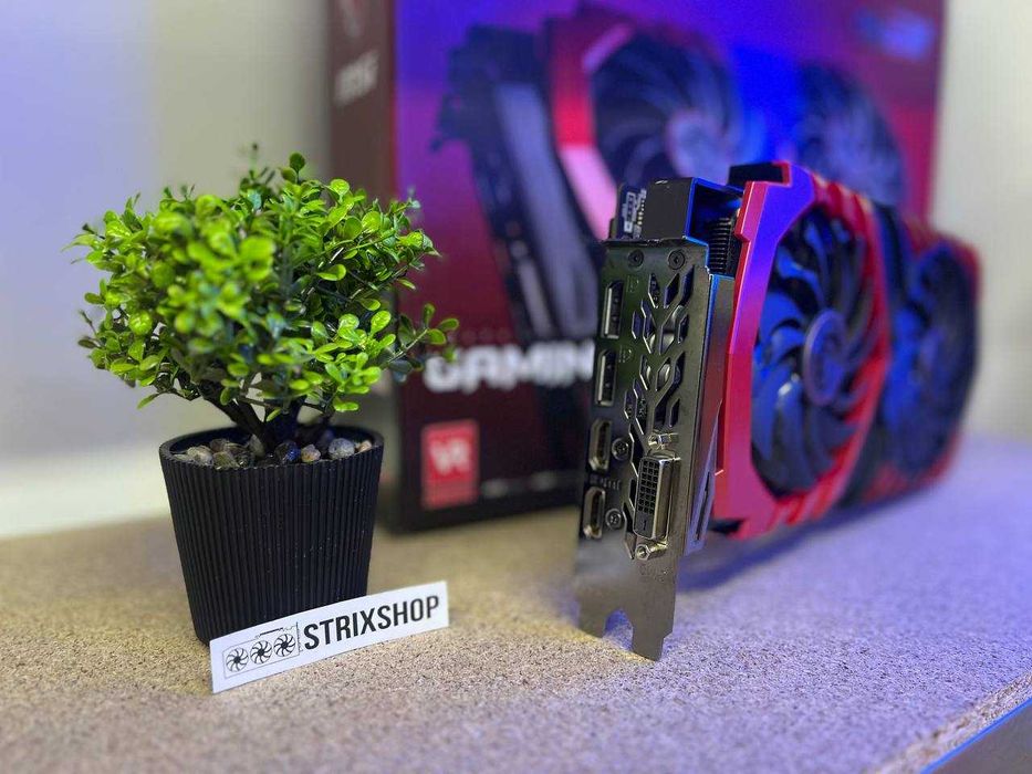 Відеокарта MSI Radeon RX 480 GAMING X 8G Б/в + Гарантія 3 місяці!