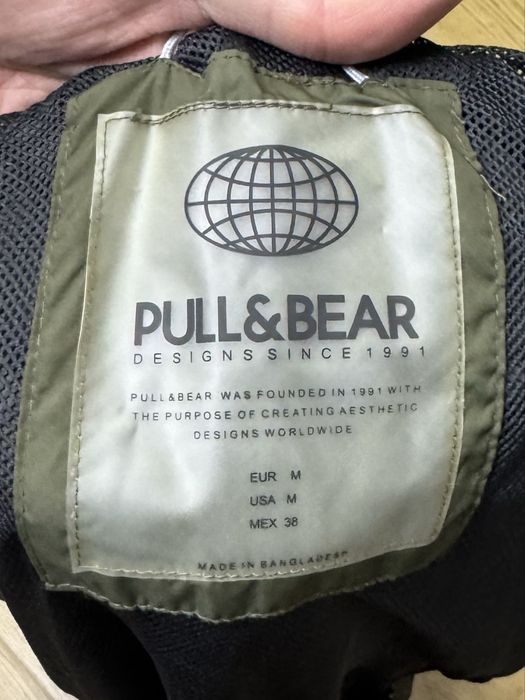 Pull & Bear кофта ветровка M размер хаки