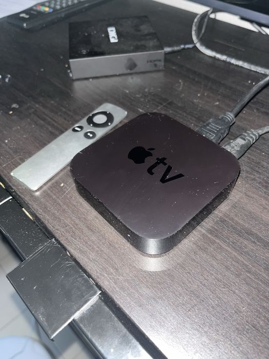Apple tv com comando