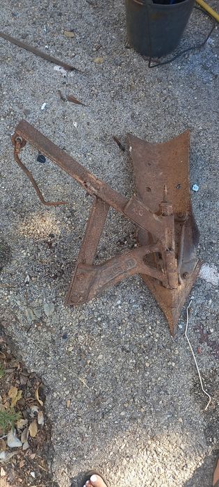 Charrua antiga para decoração