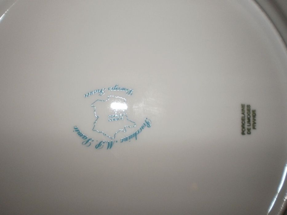 Porcelana Limoges, decorativa, autêntica.