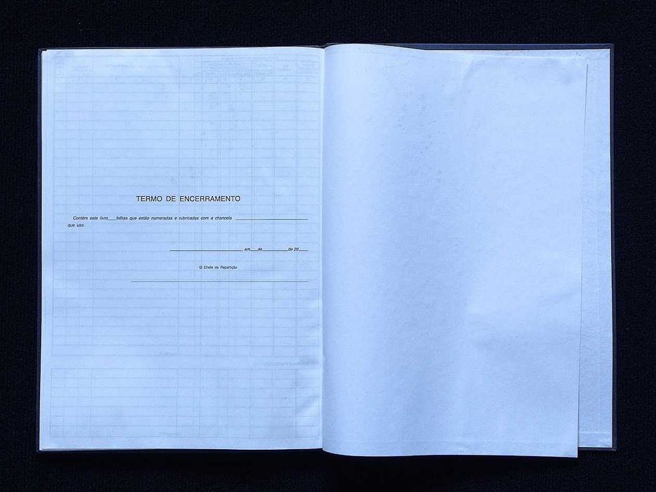 Livro de Registo de Compras e Mercadorias (modelo 1)