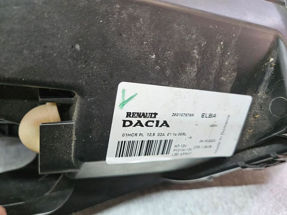 dacia sandero iii lampa przód