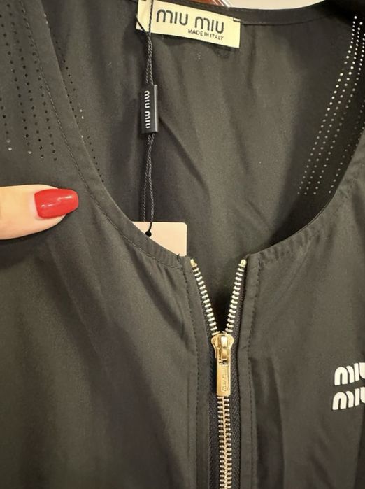 Сарафан Miu Miu чорний на замку сукня чорна