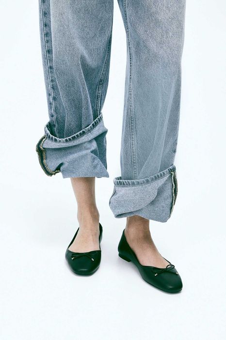 Baleriny w kolorze czarnym