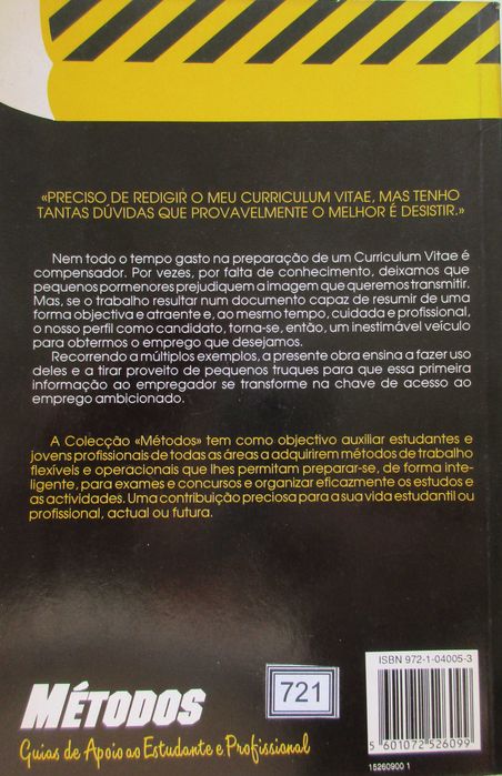Saber Elaborar um Curriculum Vitae - - - - - Livro