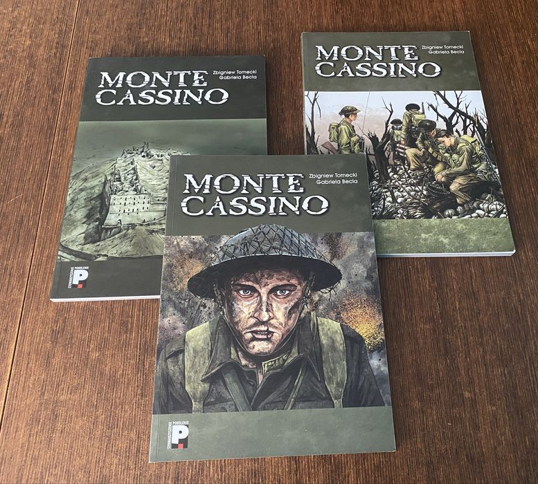 Komiks Monte Cassino 3 albumy komplet
