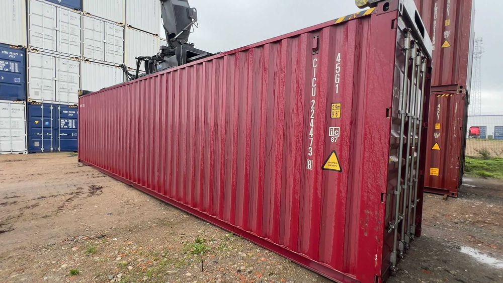 Kontener morski 40 HC, podwyższany, 12 metrów, rok prod 2021/2022