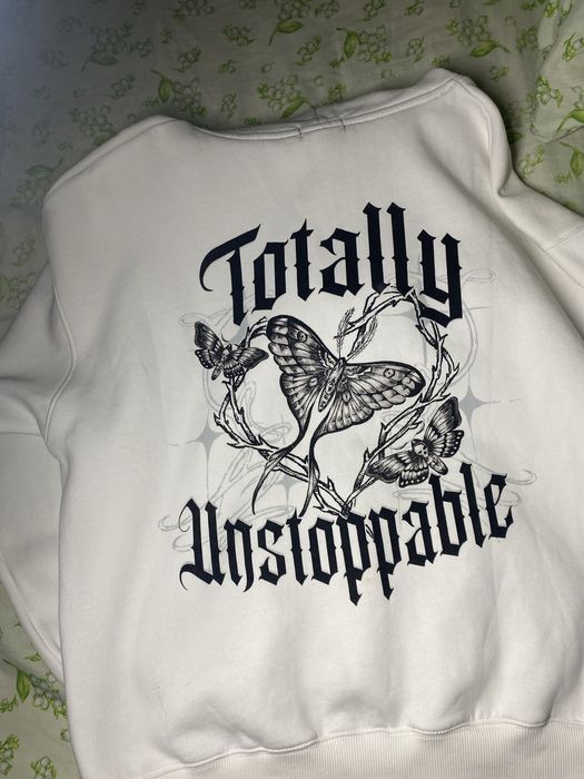 Кофта біла з принтом