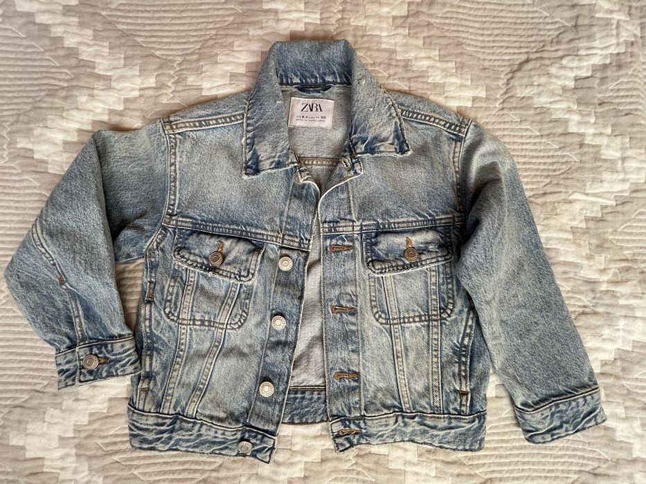Дитяча джинсова куртка Zara,6-7 років(120 ріст)