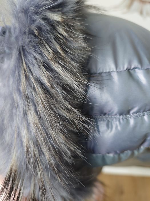 Kurtka zimowa damska Lee Cooper S puchowa futerko naturalne