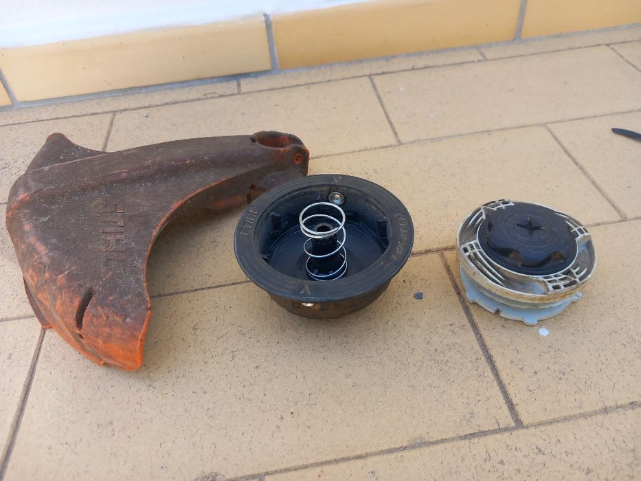 Cabeça da rocadora Stihl com protecção