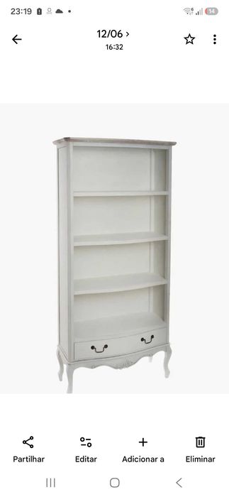 Movel  biblioteca marca gato preto
