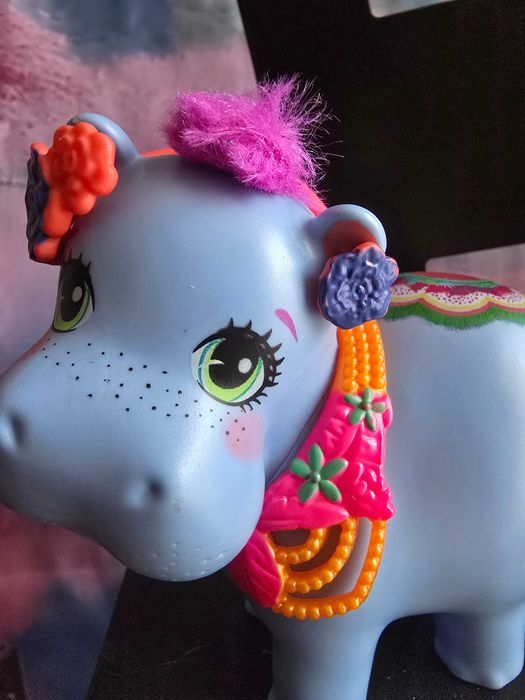 Lalka Mattel Enchantimals Hedda Hippo i figurka hipopotama Lake