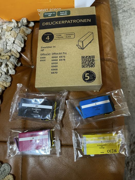 Набір 4 шт картриджі 903XL для H903 XL