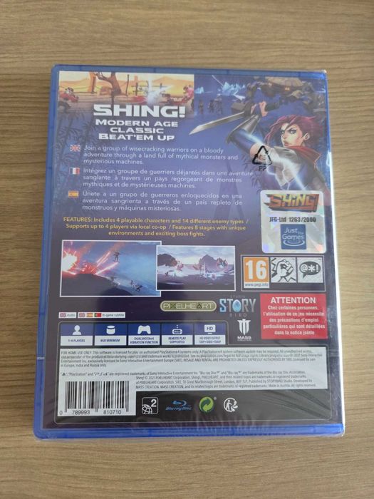 Shing! Playstation PS4 Nowa folia PL